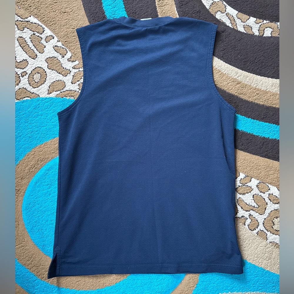 Nike Dark Blue Mesh Athletic Tank - Picture 2 of 5